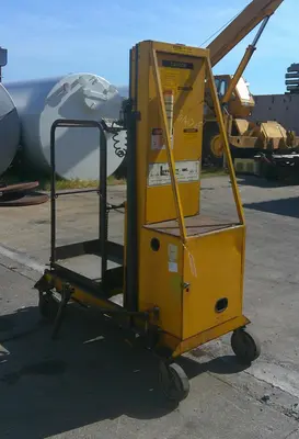 SPC9264  Miscellaneous Equipment Workforce Products Inc Bil Jax vertical mast man lift model  XLT-1951 18' 11" lift height, lift height, 300 lbs capacity