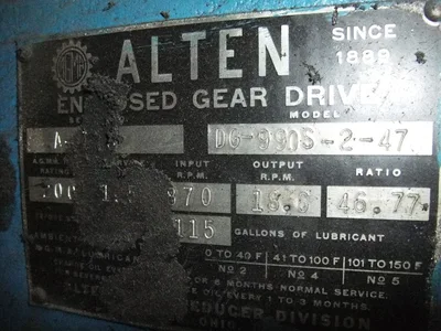 Alten DG-990S-2-47 Gearbox