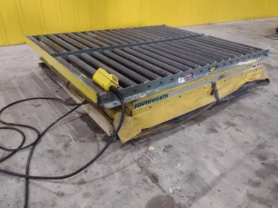 3500 LB X 60" X 48" SOUTHWORTH MODEL #LS4-36 HYDRAULIC SCISSOR LIFT TABLE, 110V SINGLE PHASE: STOCK #20924