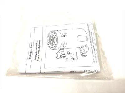 NEW ENERPAC RELIEF VALVE ASSEMBLY DWG 243 BOM