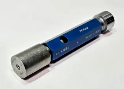 PONAM THREAD PLUG GAGE 1.1880 GO PD NO GO PD 1.1900