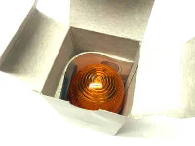 USED WERMA PERMANENT LED BEACON BM 24V AC/DC YELLOW