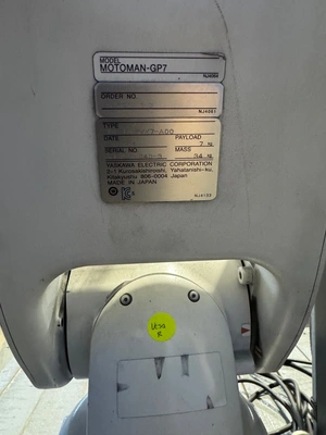 YASKAWA MOTOMAN GP7 6 Axis Robots | K.B. Industries LLC (10)
