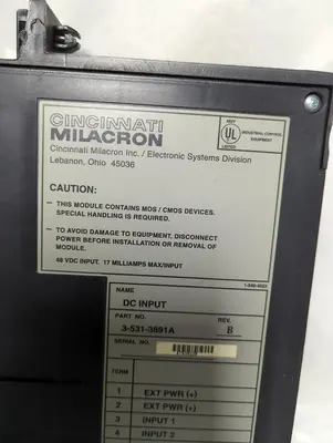 Used CINCINNATI 3-531-3891A Industrial Controls Ohio US | Surplus Asset Holdings #1412768