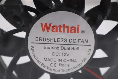 LOT OF 3 NEW OPEN BOX Wathai Brushless DC Fan Bearing Dual Ball DC 12V H1055