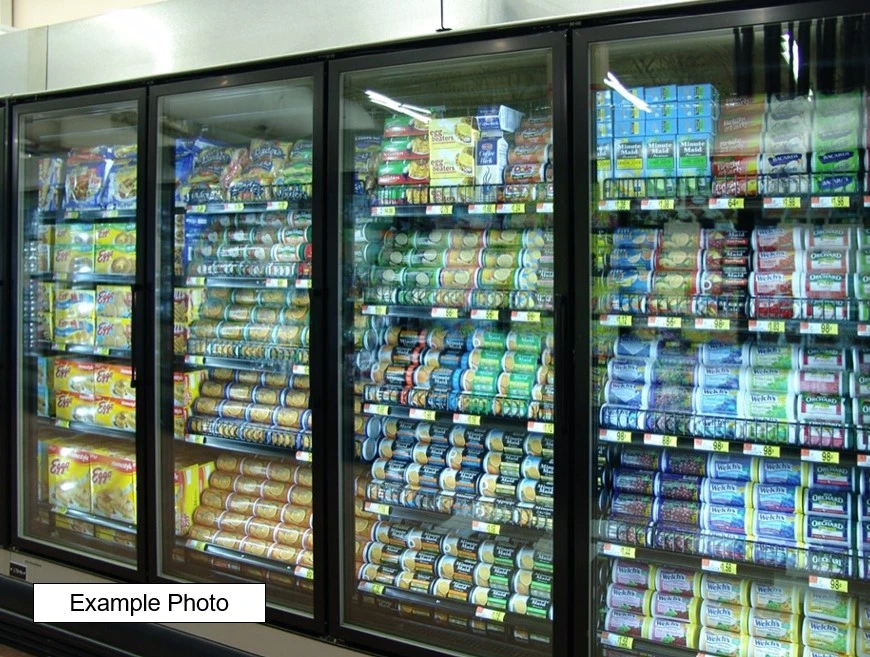 130-0179 Hill Phoenix Remote ORZ4 4 Door Freezer Case