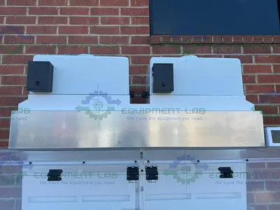 USED FLOW SCIENCES FSI11600 6 FT TOP MOUNT VENTED BALANCE SAFETY ENCLOSURE