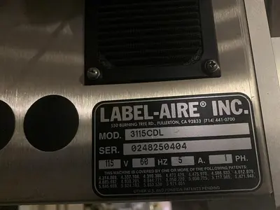 USED LABEL-AIRE 3115CDL
