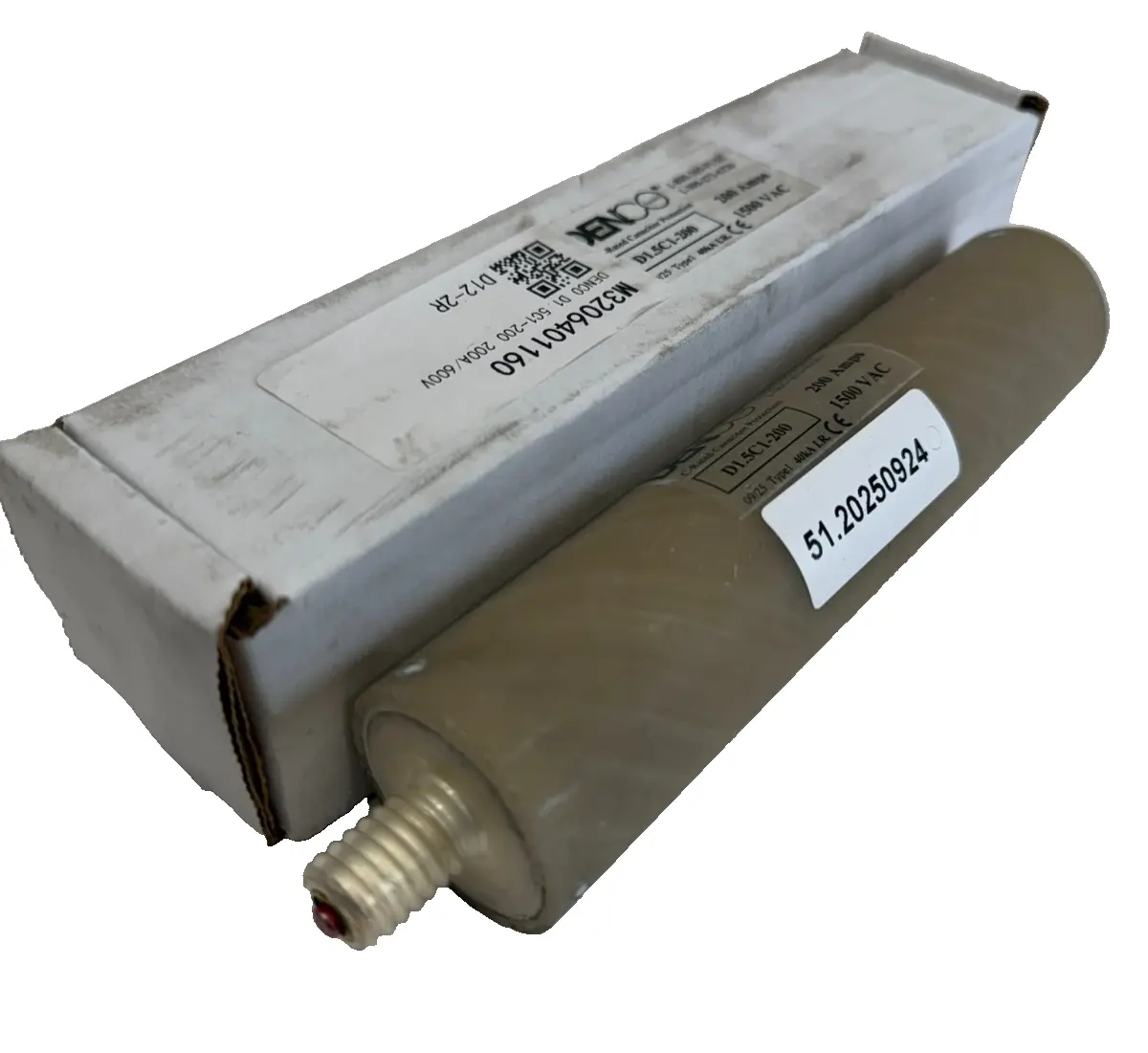 NEW DENCO D1.5C1-200 FUSE 5C1-200 200A 1500VAC CAPACITOR PROTECTION D15C1200
