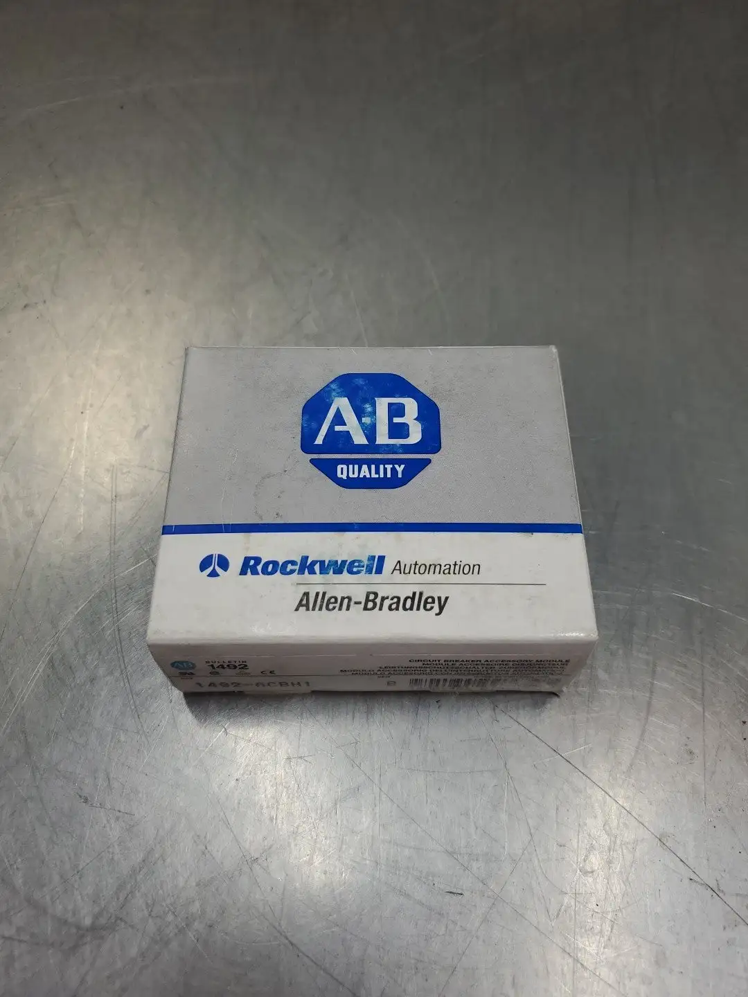 USED Allen-Bradley 1492-ACBH1 Ser B Circuit Breaker Accessory Module