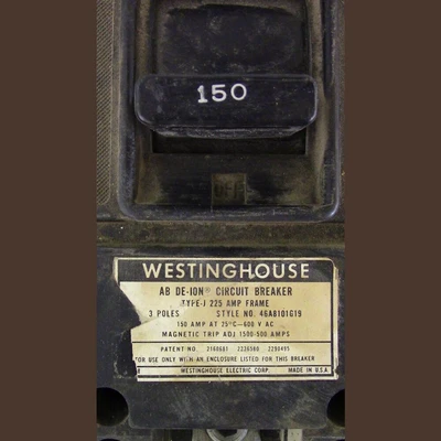 Westinghouse 3 Pole 150 Amp Breaker