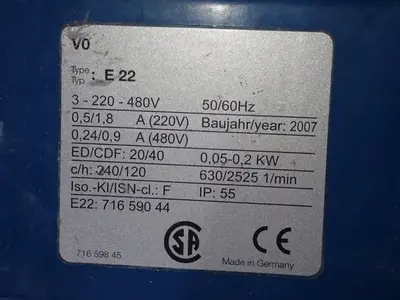 USED 2007 DEMAG E22