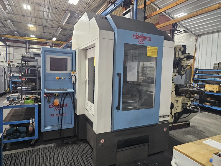 Used 2007 RODERS RFM 600 Vertical Machining Centers Michigan US | Holland Equipment Hunters, Inc. #47694