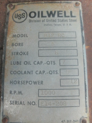 USED OILWELL-WITTE B12 RC