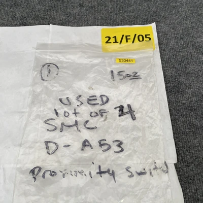 Used SMC ["D-A53", "DA53"] Proximity Sensors California US | Davliegogo LLC #1705979