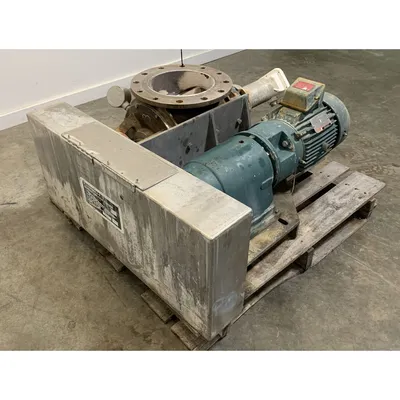 Used 10" Stainless Steel Flo-Tronics Rotary Airlock Feeder Valve