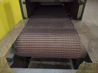 12" x 33" PASS-THROUGH WIRE MESH BELT TEMPER OVEN: STOCK #16262