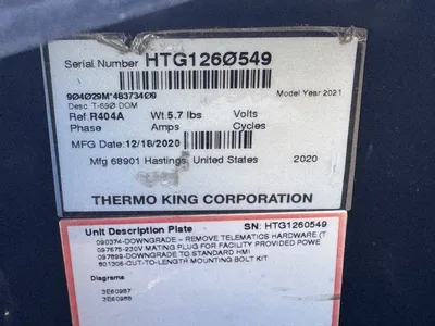 Used 2021 THERMO KING T-690 Refrigeration Units Minnesota US | Carco Truck & Equipment #1514183