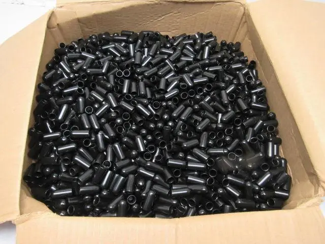 Cap Plug VC375-167EAE 3/8" ID x 1-1/4" Rubberized Tip Cover Protector Lot/ 5000