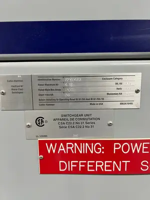 VacClad-W Tie Breaker Unit, 4160V, 1200A
