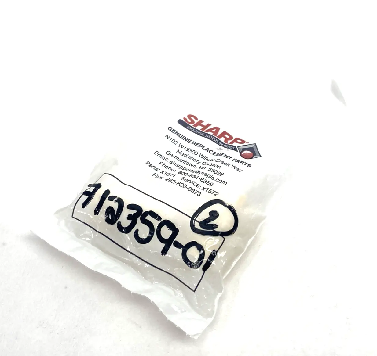 New | in-Stock Sharp Packaging Systems Plastic Guide Bushing 2-PACK Bag Sealers Michigan US | Maverick Industrial Sales #1395397