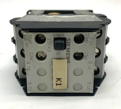 3TF4311-0B | Siemens  AC Contactor 3-Pole VDE0660 - Used