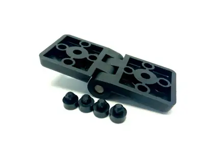 12252 | Heavy Duty Plastic Hinge 45mm x 45mm w/ 4 Center Pins 10mm Slot - New Other