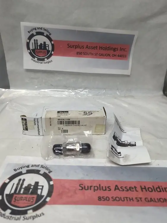 New | in-Stock PARKER 4M-04L-1-SS Pump & Valve Parts Ohio US | Surplus Asset Holdings #1235603