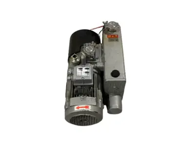 USED LEYBOLD SOGEVAC NEO D 25 VACUUM PUMP W/ NIDEC LSES90SL INDUCTION MOTOR