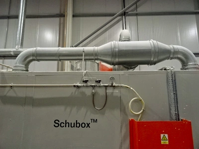 40m.cu Schubox IR catalytic drying oven Gas Fired