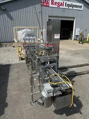 USED CINTROL GMC CUP, TUB AND TRAY FILLING AND LIDDING LINE FDS1500