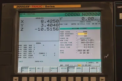 2015 DOOSAN DNM-400II MACHINING CENTERS, VERT., N/C & CNC | Prime Machinery (22)