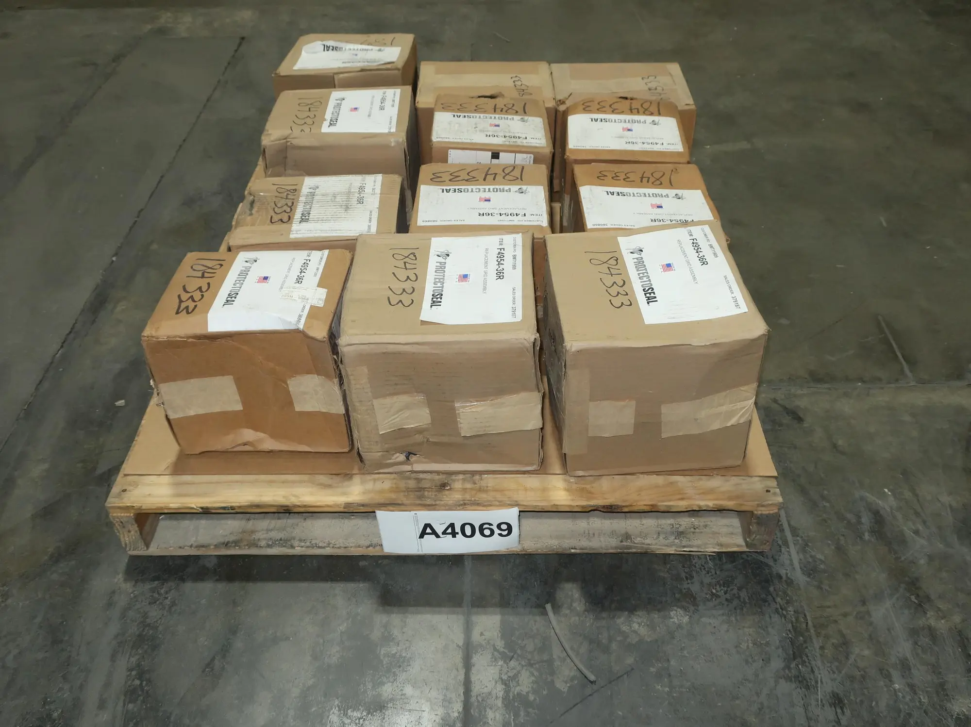 PALLET OF ASSORTED GRID ASSEMBLY REPLACEMENTS