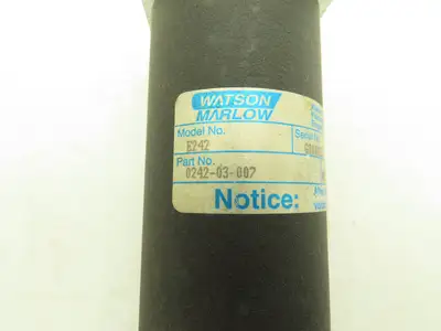 Watson Marlow E242 DC Pump Motor Dual Shaft Pinion Spline 0242-03-007
