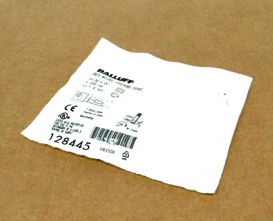 NEW BALLUFF BES M12EE-PSC40B-S04G INDUCTIVE SENSOR BESM12EEPSC40BS04G