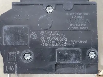 USED SQUARE D QOB135