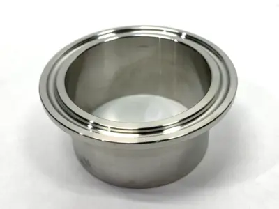 USED STEEL & O'BRIEN PIPE FITTING STAINLESS STEEL 316L 17/20" ID X 2" OD