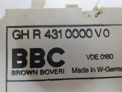 BBC Brown Boveri GHR4310000V0 Sigma-Tronic B Delay unit 0-1 Retarder