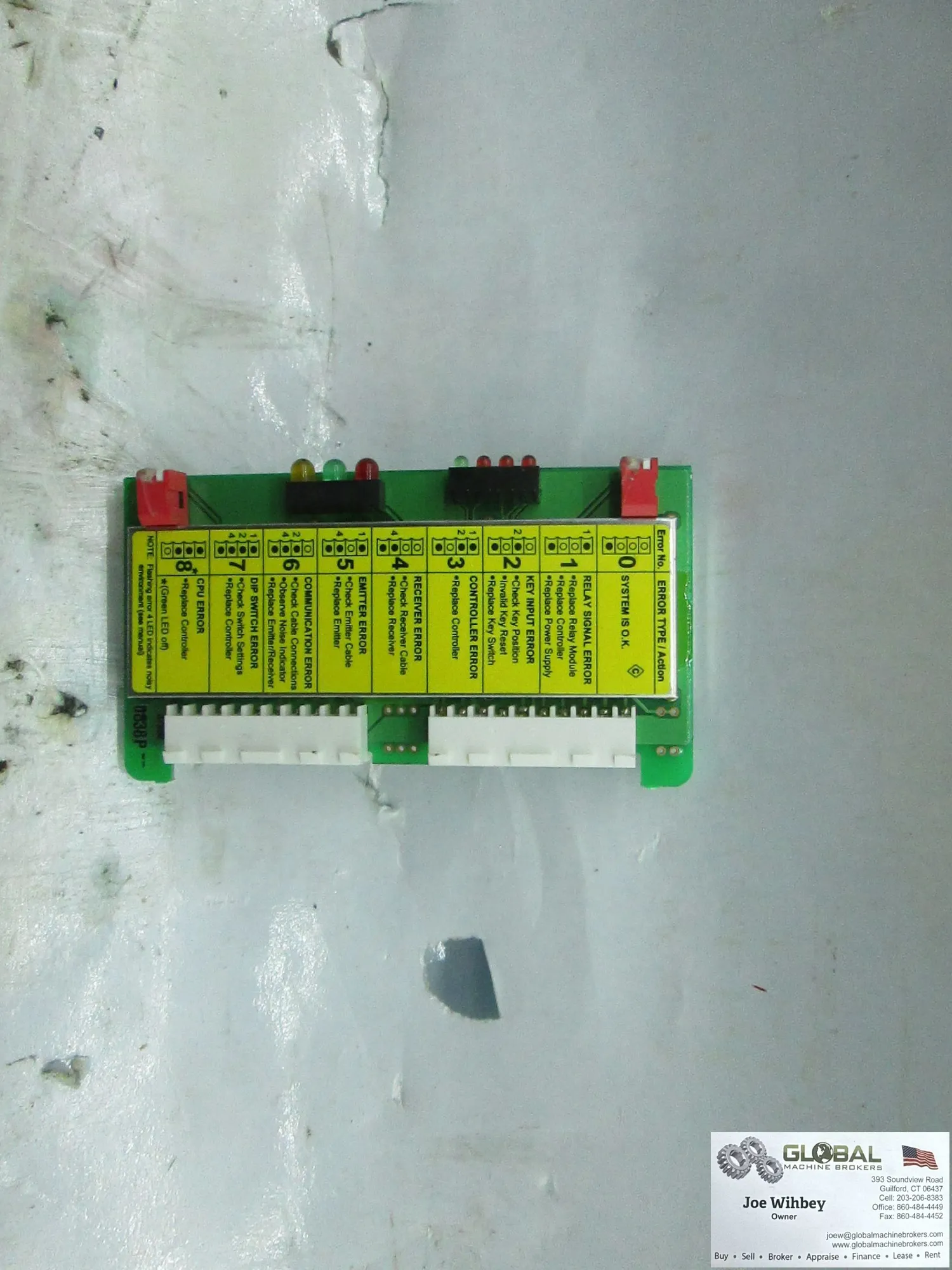 BANNER MSAB-1 38973 Control Module PCB