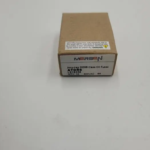 New | in-Stock MERSEN MERSEN AMP-TRAP 2000 6 AMP ATDR6 FUSE Fuses | ND Industrial Surplus #1219200