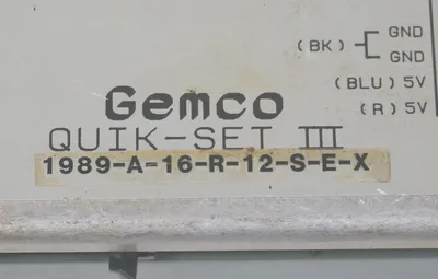 USED GEMCO 1989-A-16-R-12-S-E-X QUIK-SET III RESOLVER MODULE 1989A16R12SEX