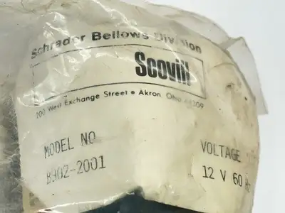 New | in-Stock Schrader Bellows B902-2001 Solenoid Valves Michigan US | Maverick Industrial Sales #1396423