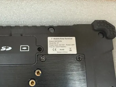 NEW WAYSION MODEL: X7 MOBILE DATA TERMINAL 7"