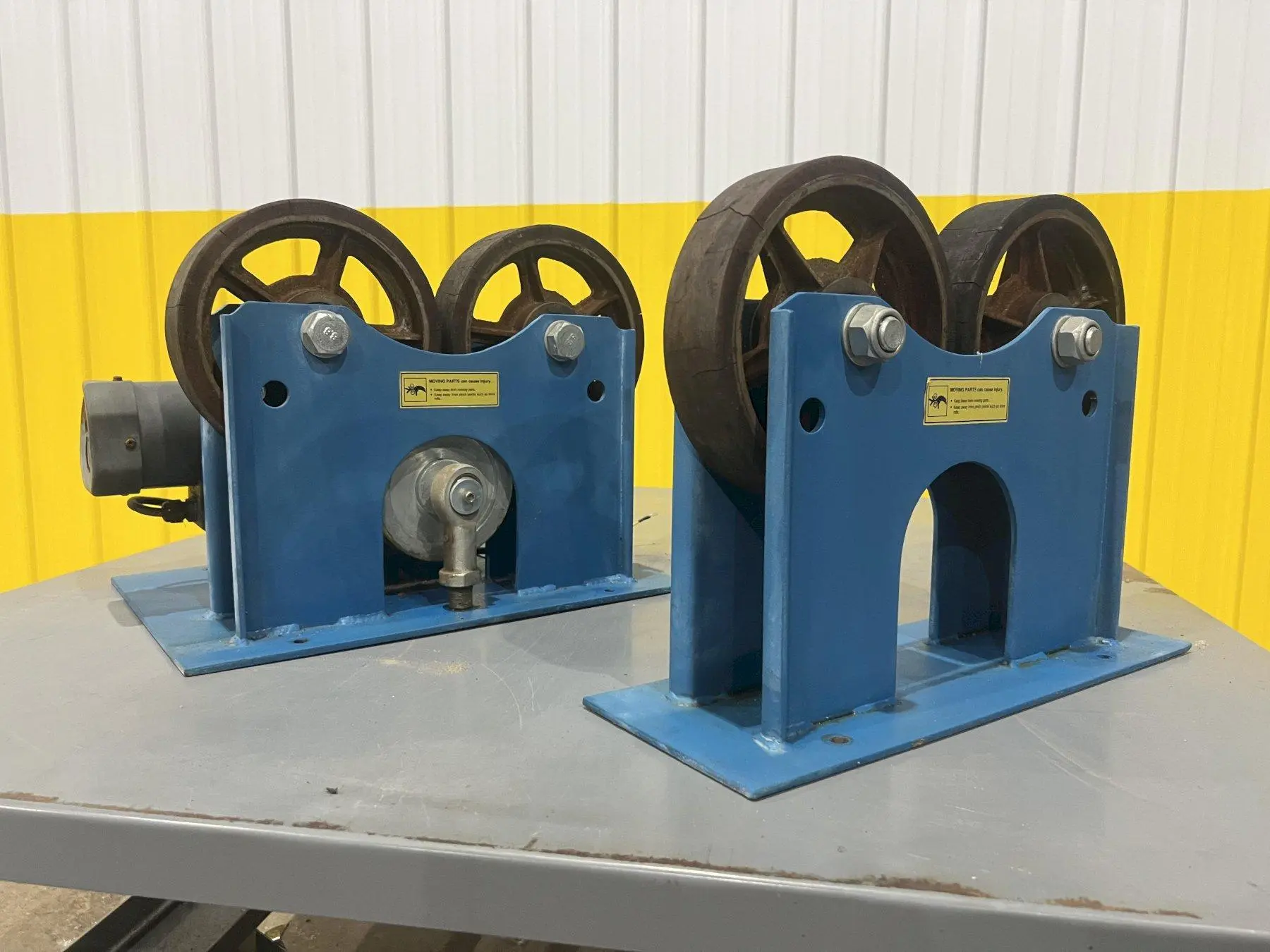 1300 LBS LACROIX POWERED & IDLER TANK TURNING ROLLS: STOCK #18445