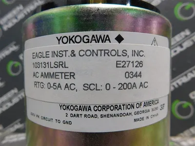 Yokogawa 103131LSRL AC Ammeter 0-200A AC E27126 New