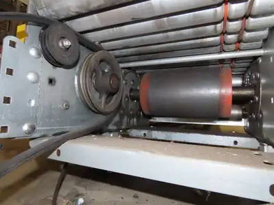 Automotion 15"x 66' Belt Drive Live Roller Bed Conveyor 460V End Drive 95FPM
