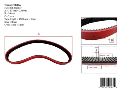 USED PRO-FILL INC TRANSFER BELT B