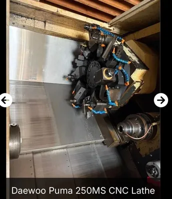 1998 DAEWOO PUMA 250MSB CNC Lathes. | 520 Machinery Sales LLC (7)