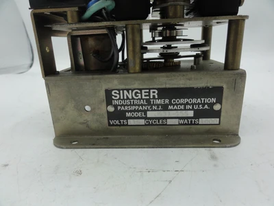 Used SINGER INDUSTRIAL TIMER CORP. J931-15S Counters/Timers Connecticut US | BG Industrial Surplus #473168
