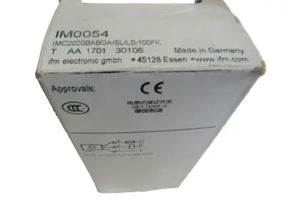 NEW IFM EFECTOR IMC2020BABOA/SL/LS-100FK-IM0054 INDUCTIVE SENSOR